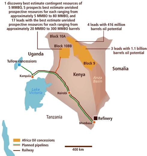 Africa Oil announces operations update