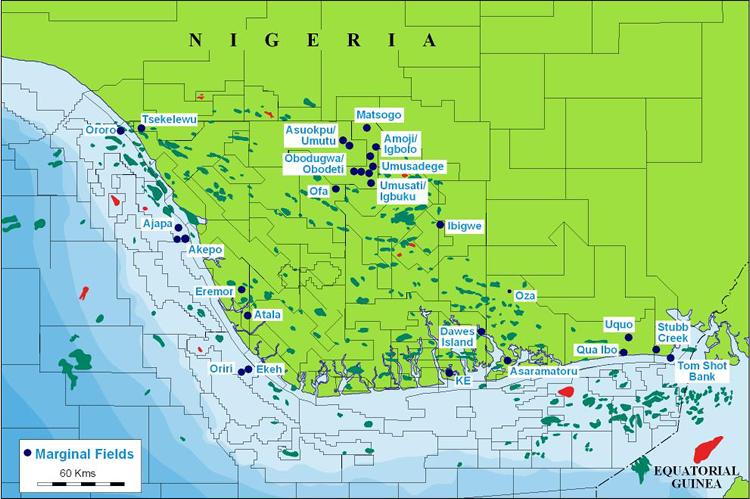 nigeria oil blocks map