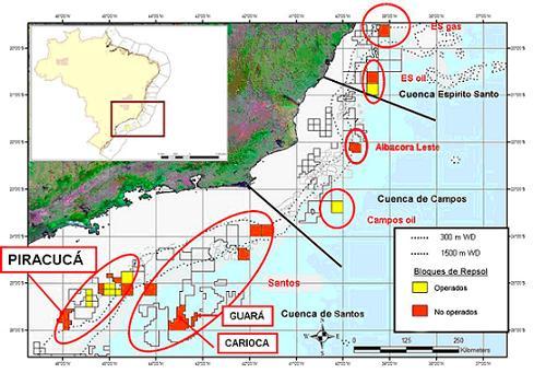 Brazil Petrobras Well At Piracuca Field In Santos Basin Encounters Oil