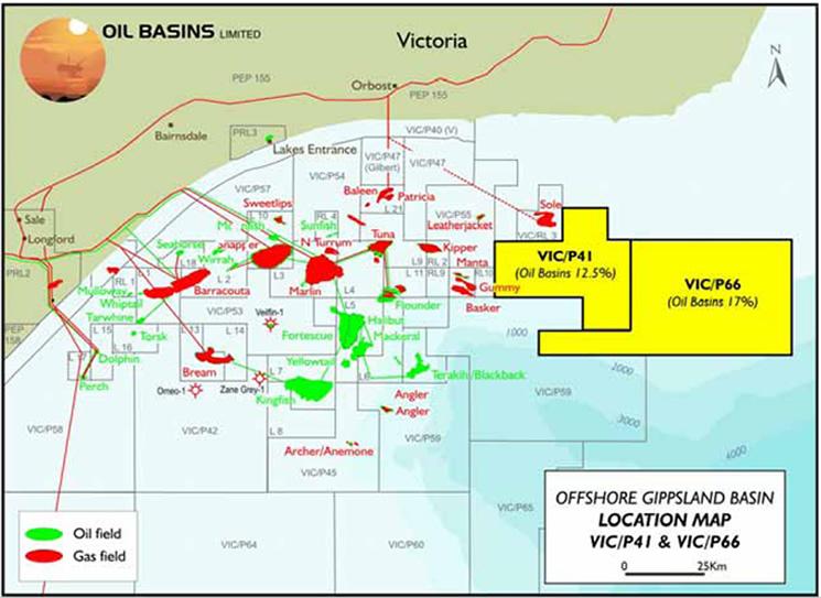 Australia VIC/P41 JV appoints Oil Basins as manager of VIC/P41 farmout