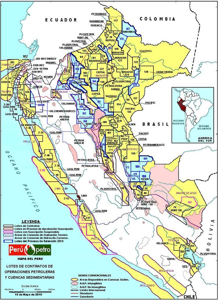 Peru awards 14 oil and gas drilling concessions