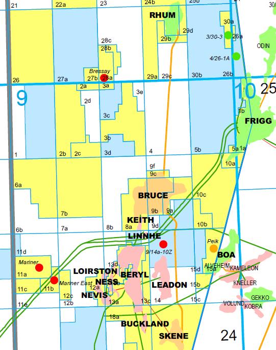 Map of bressay