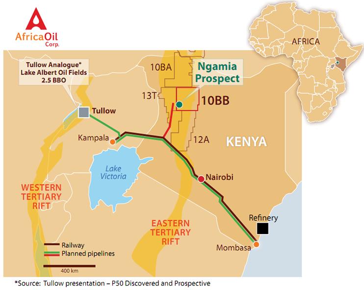 Kenya: Africa Oil And Tullow Oil Spud Ngamia-1 Well In Block 10BB, Kenya