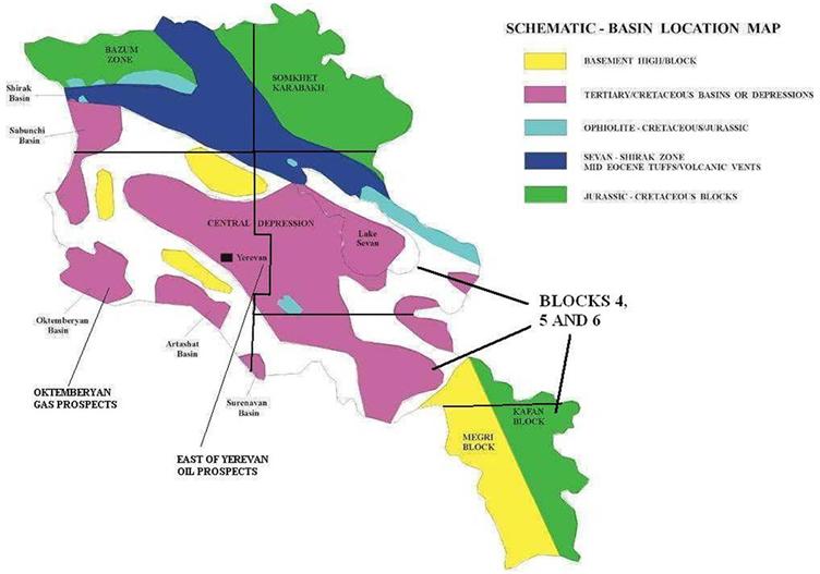 Armenia Vangold and Blackstairs extend Armenian Petroleum Exploration