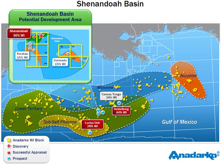 GoM: Anadarko's Shenandoah appraisal well encounters more than 1,000