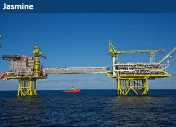 jasmine conocophillips gas field production north sea startup announces nov