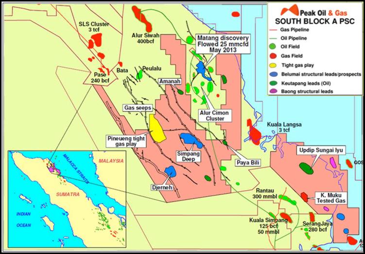 Indonesia Peak Oil & Gas JV acquiring seismic in South Block A, North