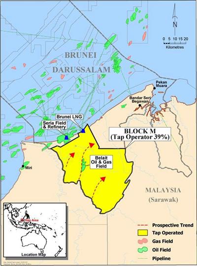 Brunei: Tap Oil group completes Block M airborne survey