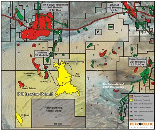 Algeria: Petroceltic well successfully flows gas from the Ordovician ...