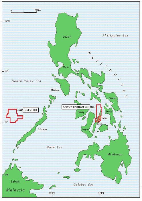 Philippines: Forum Energy awarded service contract for GSEC 101 ...