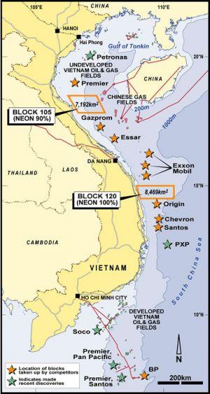 Vietnam: Neon Energy farms out offshore Vietnam Block 120 to KrisEnergy ...