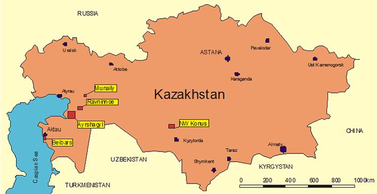 Kazakhstan: Roxi Petroleum drilling South Yelemes structure in the BNG ...
