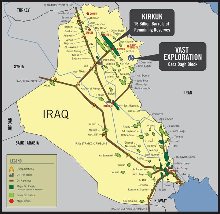 Iraq: Vast Exploration spuds Qara Dagh-1 well in Kurdistan