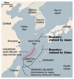 Japan says China's oil production at the disputed Chunxiao gas field is ...