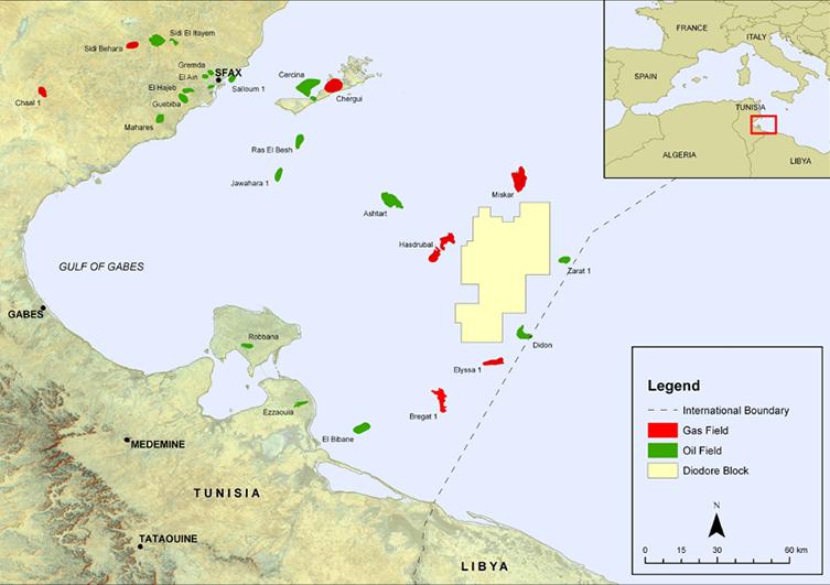 Tunisia: NZOG granted the Diodore permit in the southern Gulf of Gabes