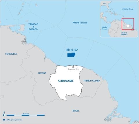 Suriname: RWE Dea farms into PETRONAS Block 52 offshore Suriname