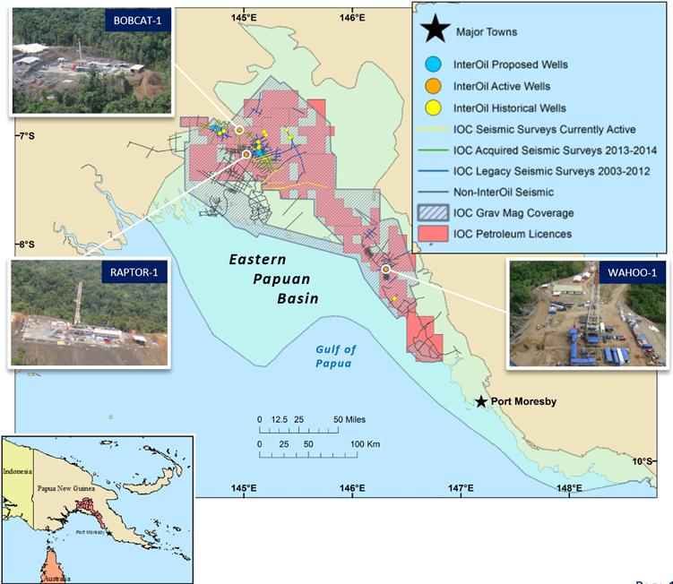 PNG: InterOil announces update on Papua New Guinea drilling