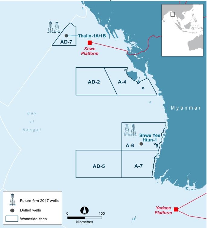 Myanmar: Woodside announces successful Thalin-1B appraisal well ...