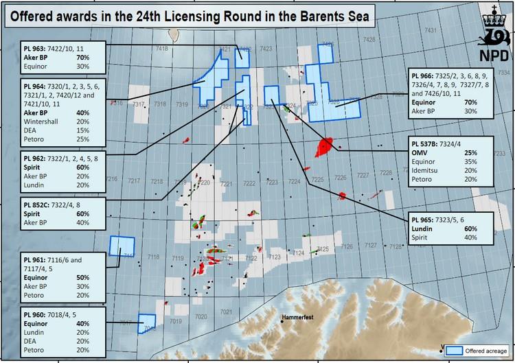 Norway: 12 production licences offered to 11 companies in Norway's 24th ...