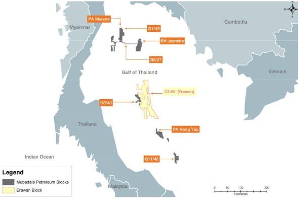 Thailand Mubadala Petroleum Signs G1 61 Psc In Thailand