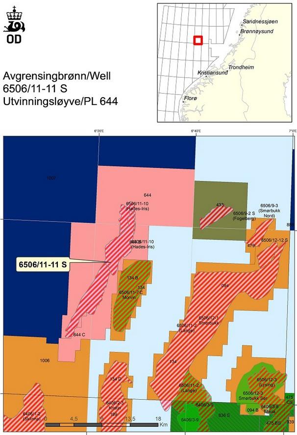 Norway: OMV granted drilling permit for well 6506/11-11 S in PL 644