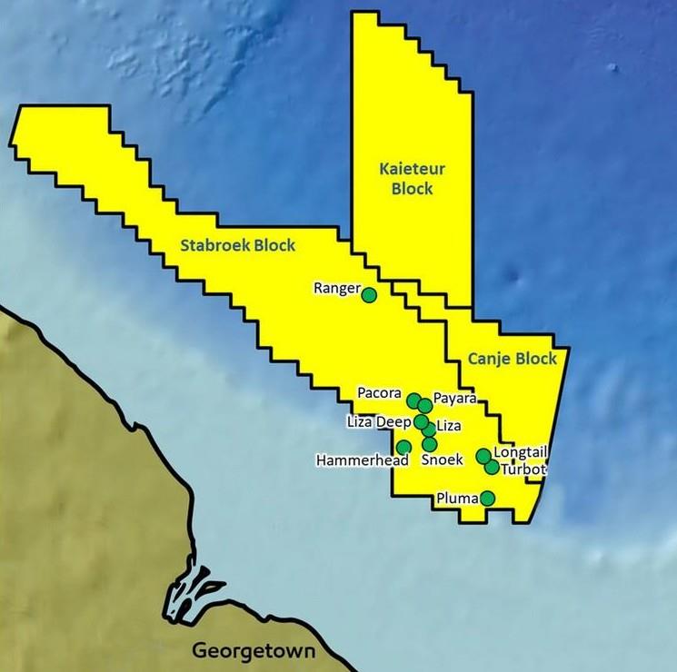 Guyana ExxonMobil begins oil production at the Liza field offshore Guyana