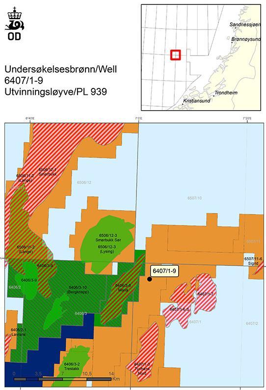 Norway: Equinor granted drilling permit for well 6407/1-9 in PL 939