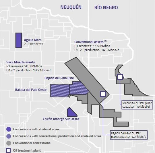 Argentina Vista Oil and Gas announces the sale of its working interest in the Coiron Amargo Sur