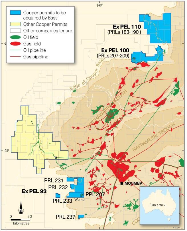 Australia: Bass Oil secures funding for Cooper Basin acquisition from ...