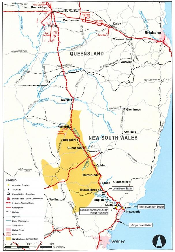 Santos acquires Hunter Gas Pipeline Pty Ltd to get Narrabri gas to