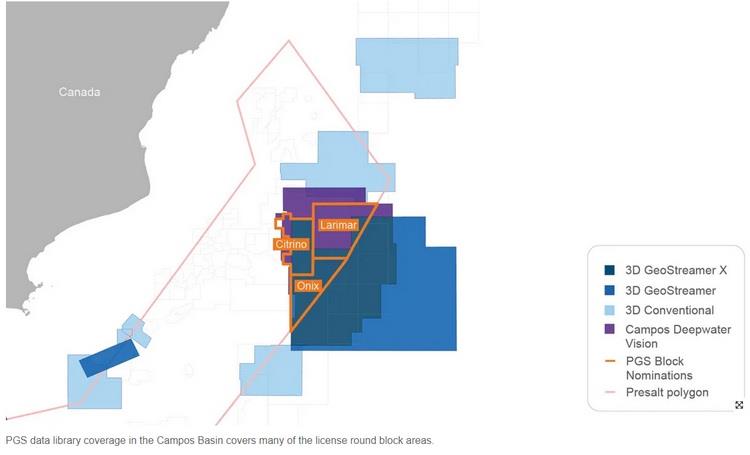 Brazil: Open acreage nominated by PGS in Campos Basin to be offered by ANP